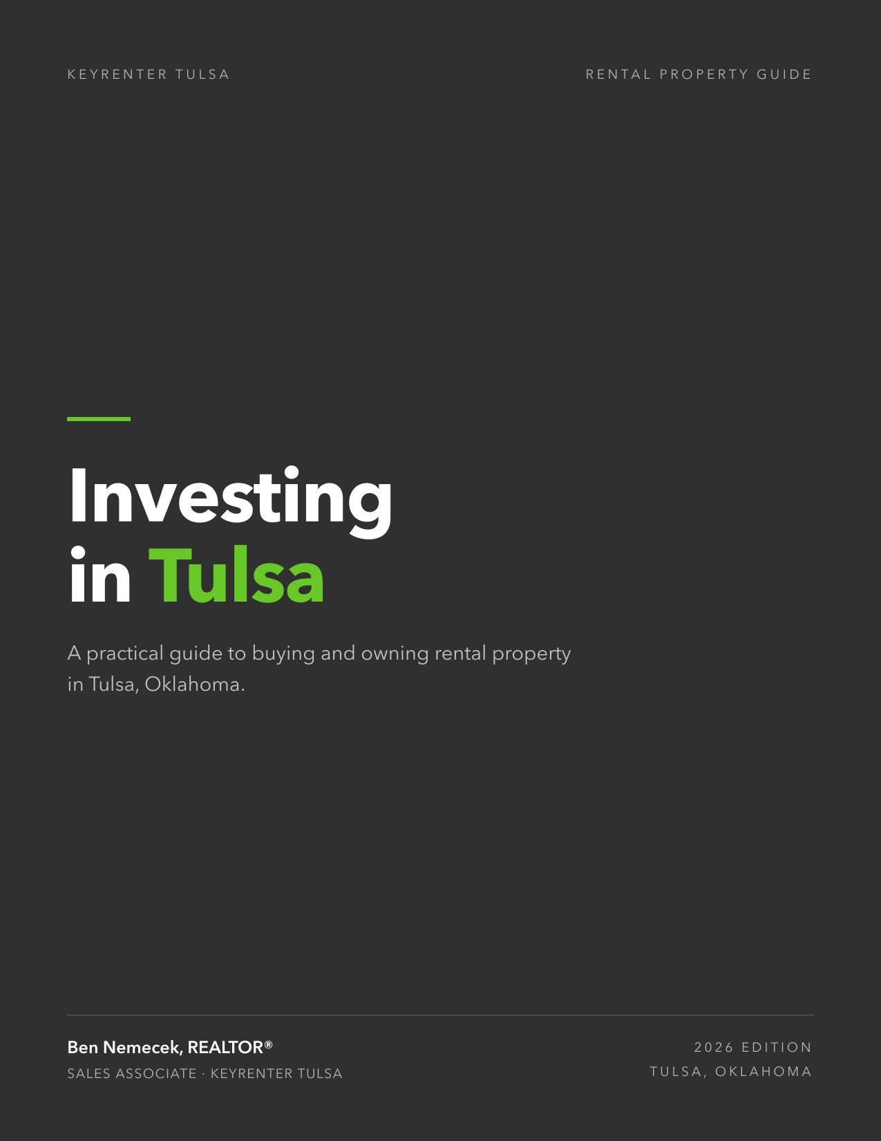 Investing in Tulsa Rentals Guide preview, page 1