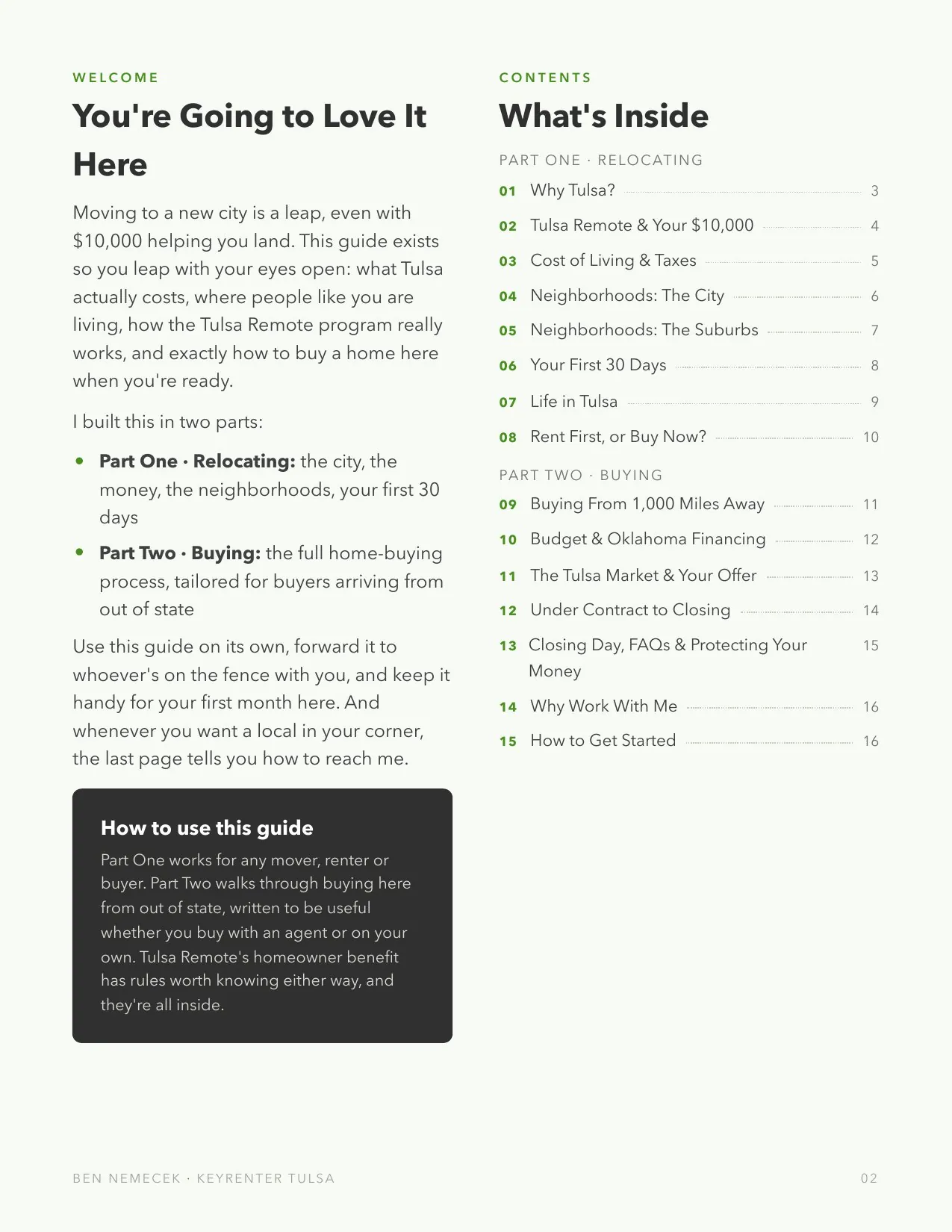 Moving to Tulsa Guide preview, page 2