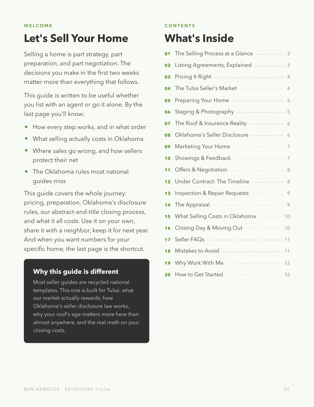 Tulsa Home Seller's Guide preview, page 2