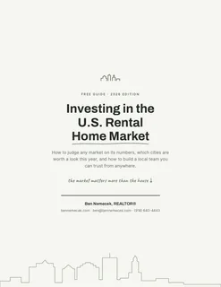 Cover of the U.S. Rental Home Market Guide
